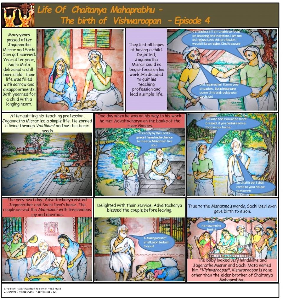 Life of Chaitanya Mahaprabhu Illustrated Series – Part 4