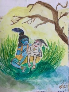 Sri Krishna and Sudama