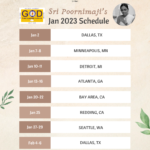 Pji Satsang Schedule