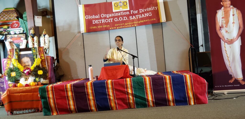 Sri Poornimaji Satsangs in Detroit, MI