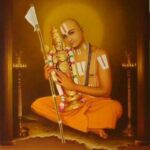 Ramanuja_embracing_Lord_Varadaraj