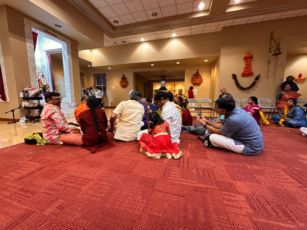 Weekly Nama Satsangs Held at Temples in Virginia