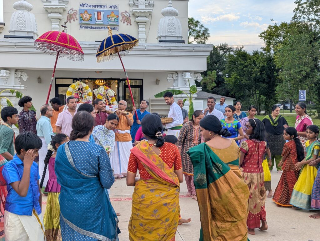 Sri Krishna Janmashtami Madhurotsavam at Houston Sri Aishwarya Srinivasa Perumal Temple