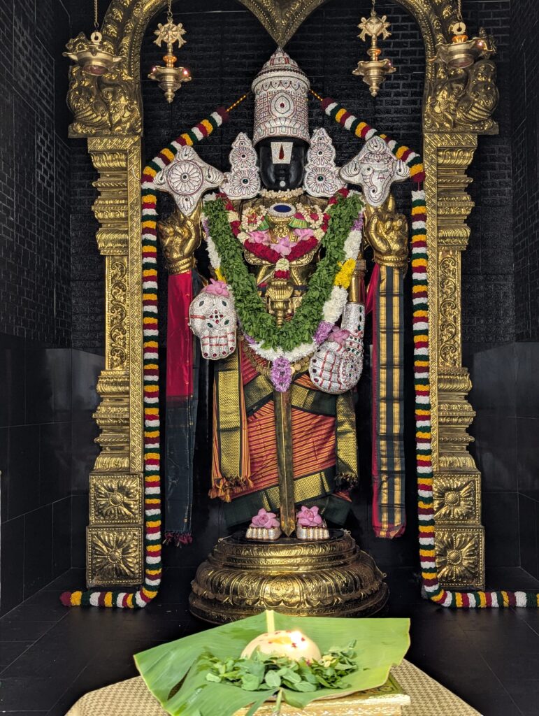 Purataasi Shravanam Celebration in Sri Aishwarya Srinivasa Perumal Temple, Houston Tx